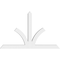 Ekena Millwork Richland Architectural Grade PVC Gable Bracket, 96"W x 60"H x 6"D x 6"F, 15/12 Pitch GBP096X60X0606RIC00 - alternate 5